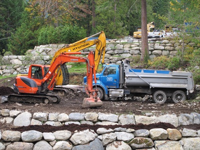 rock wall,Indian Isle Construction, sunhsine coast, bc, pender harbour