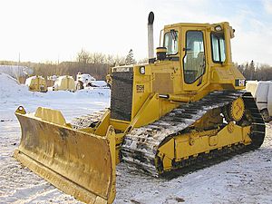 CAT tractor, snow clearing, Indian Isle Construction, sunhsine coast, bc, pender harbour